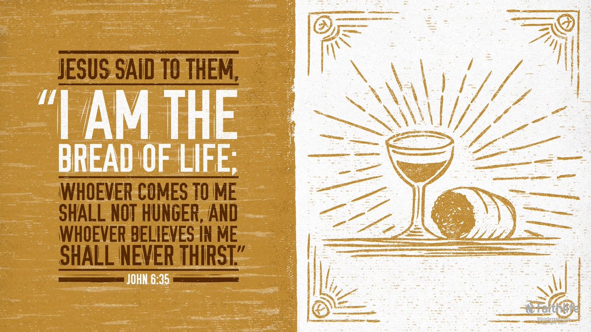 John 6:35 ref.ly/Jn6.35 via <a href="/Logos/">Logos Bible Study Platform</a>