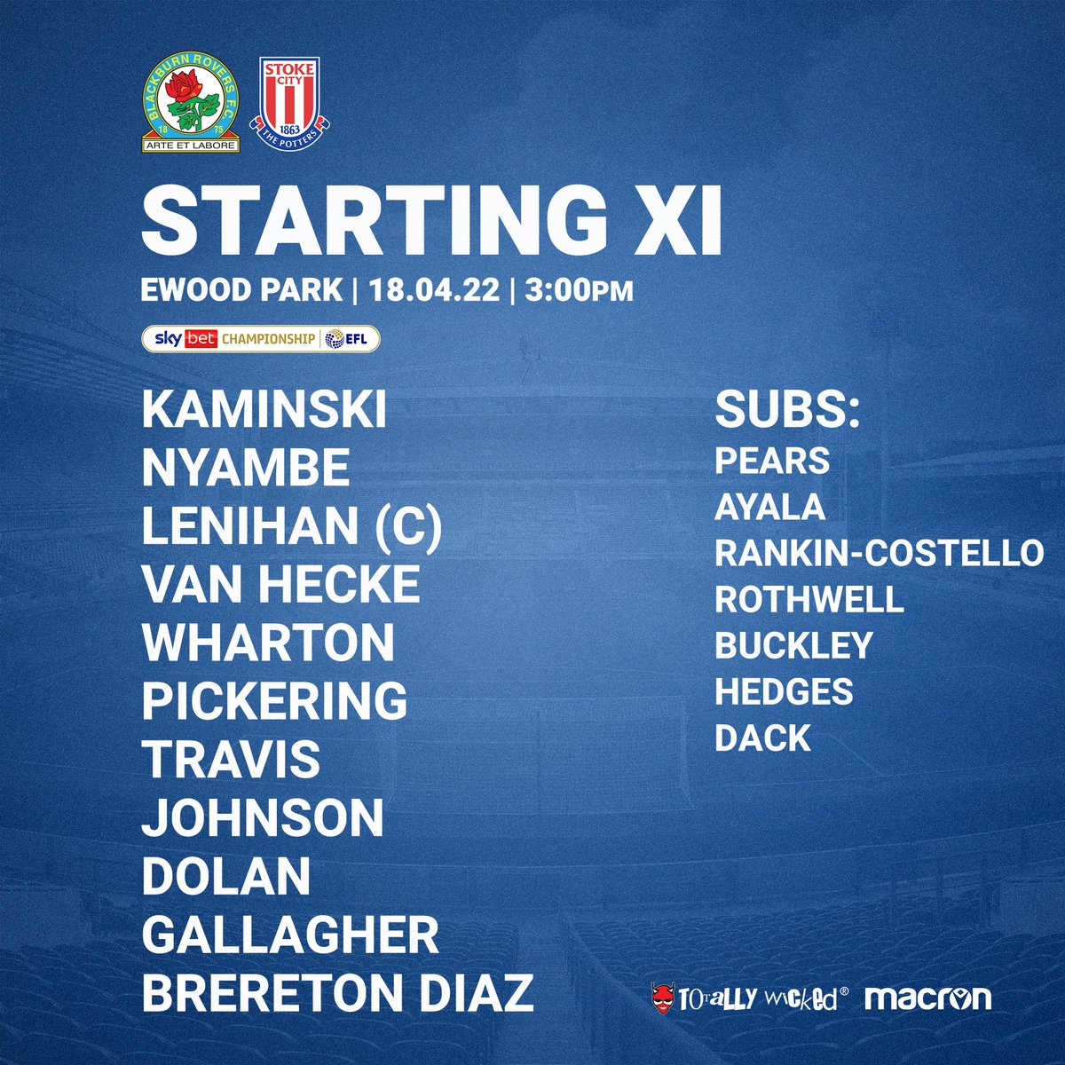 Blackburn Rovers tweet media