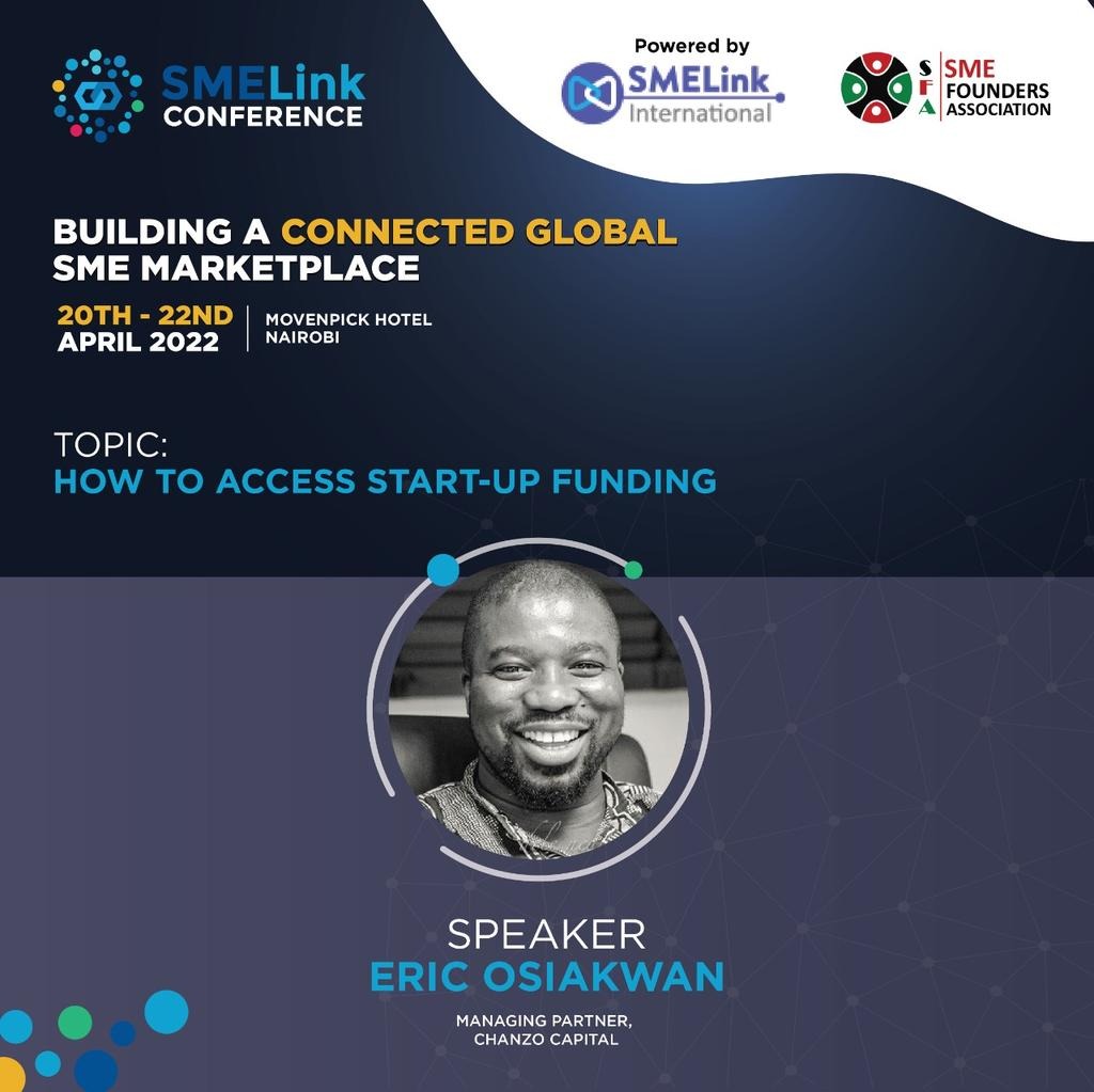 Eddiest_Ke's tweet photo. Have a good business idea but you lack enough resources to sustainably bring it to life?
Don't worry, @eosiakwan will be taking you through what accessing start up funding looks like in the @SMELinkInt conference. Get your ticket here
https://t.co/p84rOP69jJ
#SMEMasterclass https://t.co/q2KEO8TCPQ