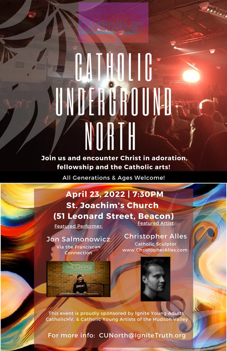 HVCatholicYA's tweet photo. Crazy Events this Week!  A Blessed Easter! - https://t.co/M4nsrVgeA7

#CatholicHV #HolySpiritCHV #StSebSports #CUNorth #CredoYAs #IgniteTruth #Made4Mor @IgniteTruth @CatholicNYC @NYCatholicRadio @CYFMGarrison https://t.co/FeDiBfmj9P