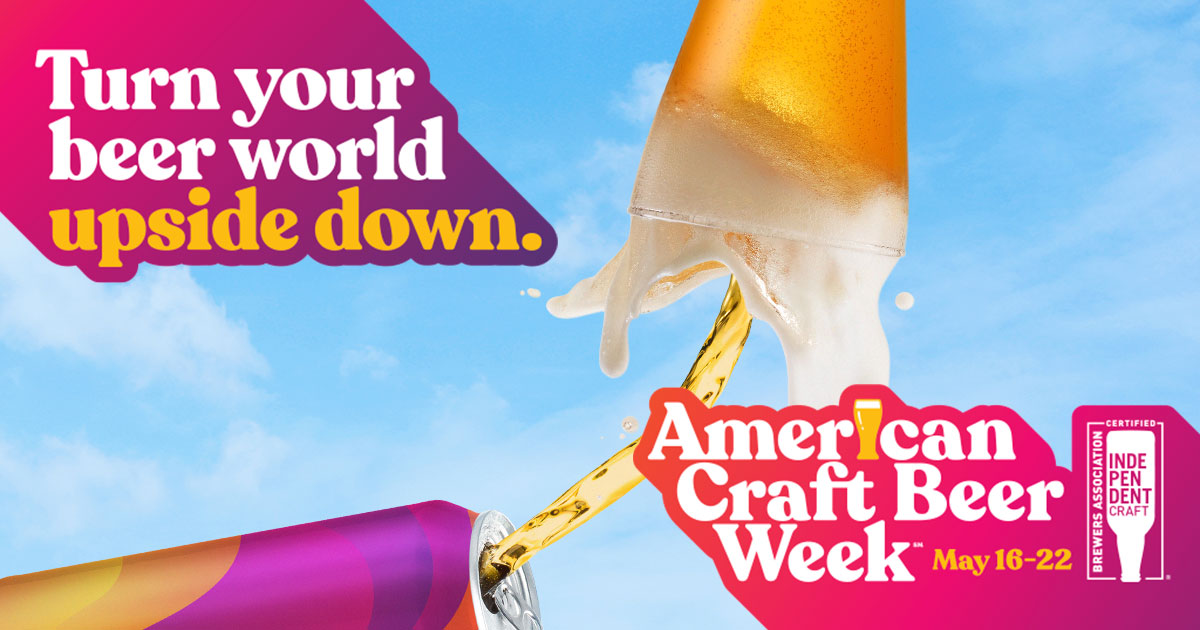 This May 16-22, celebrate #AmericanCraftBeerWeek by turning the beer world upside down! Encourage beer lovers to drink outside their comfort zone and experience something new with these free promotional downloads. bit.ly/ACBW22