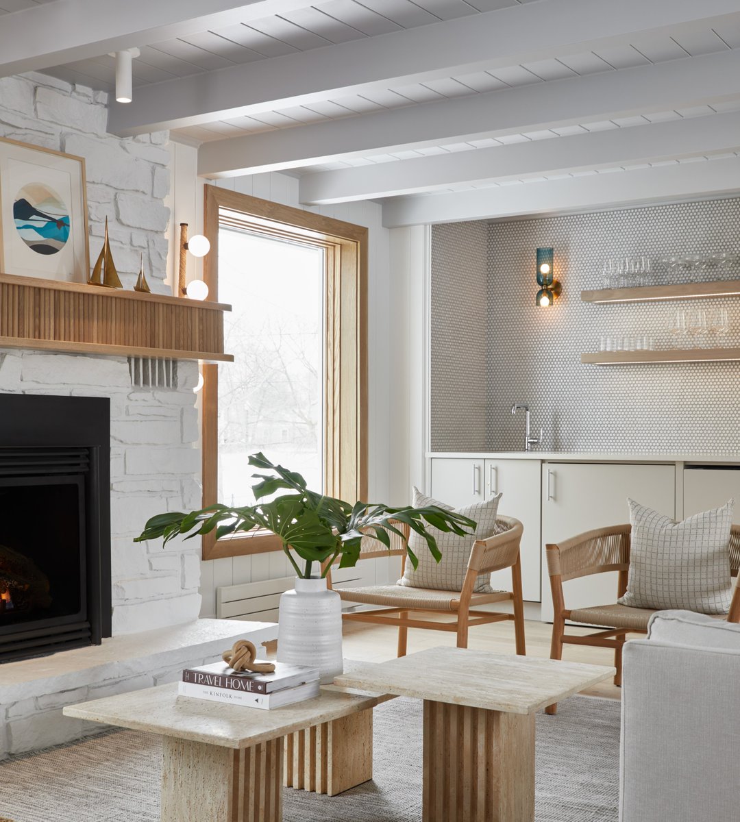This is a prime example of using every square foot of your space to enhance the décor. 😍

This photo is of The Beach Motel in Southampton, ON which is a renovated motel that opened up just last month! ☝️

#renovation #interiordesign