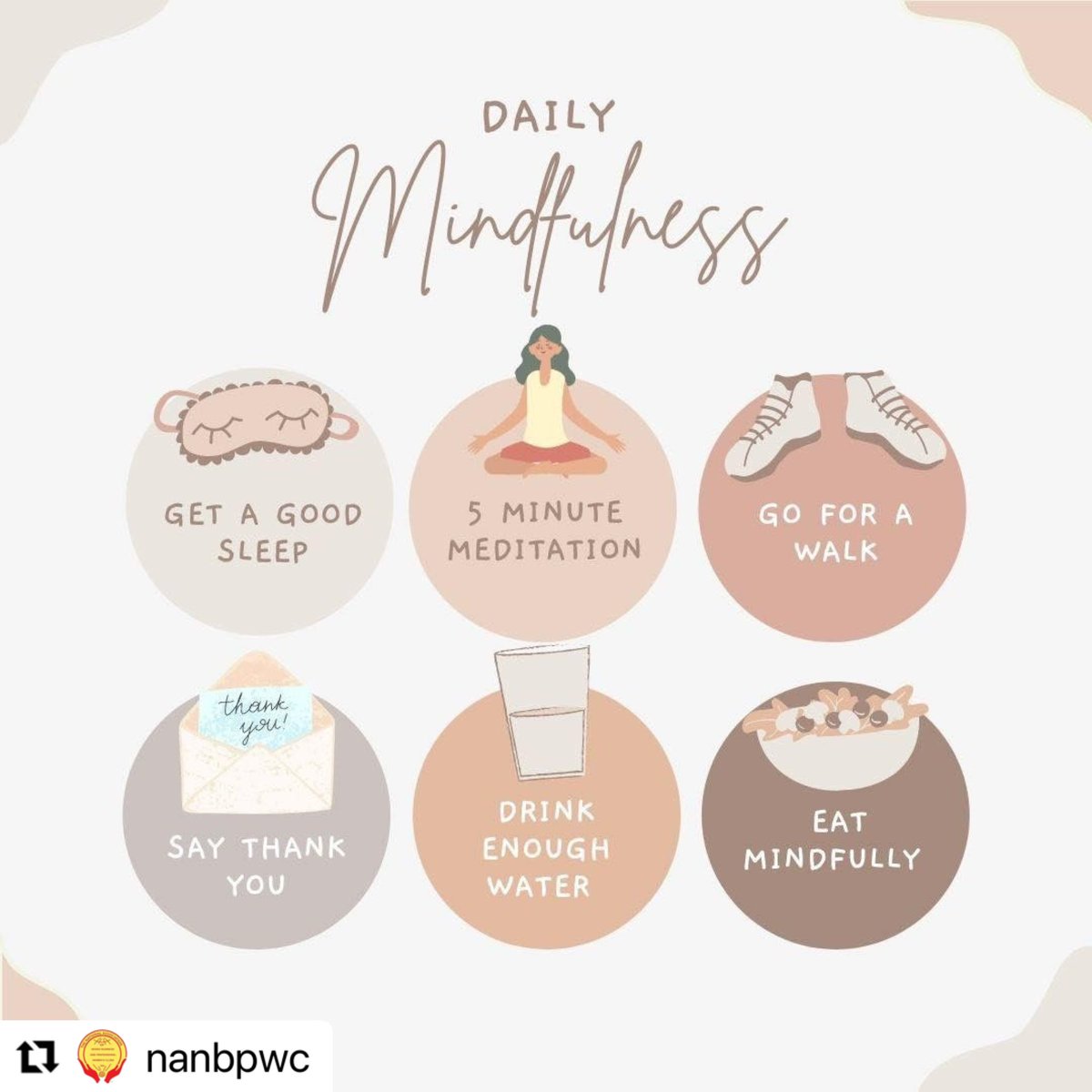 NANBPWC's tweet photo. Mindfulness Monday ❤️💛
………
#NANBPWC #nanbpwc #sisterhood #MondayVibes #selfcare #ProfessionalOrg #businesswomen https://t.co/dkfg4BwJIE