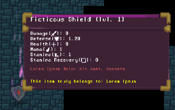 Kl3XY's tweet photo. Finally got around to work on the Item Hover UI thingys :D
Before After
#GameMaker #Aseprite #indiedev #gamedev #AlmightyShield #GameMakerStudio2 # https://t.co/6gnUjBk0yO