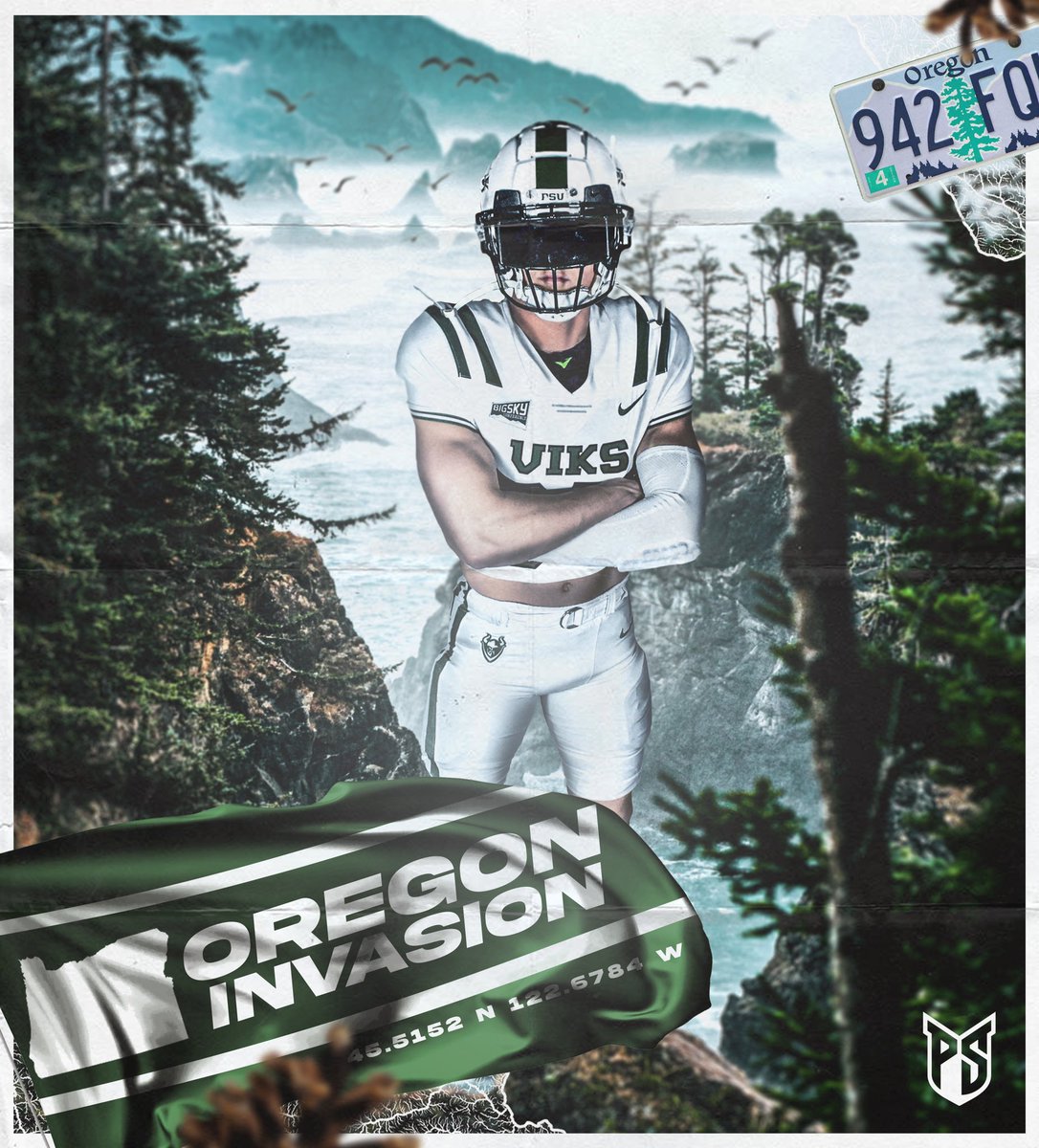 eli_corbett's tweet photo. Some fun graphic work I recently put together for @coachapatterson and #PortlandStateFootball ⚡️
#CreateSomethingToday https://t.co/BxAPdz4igq