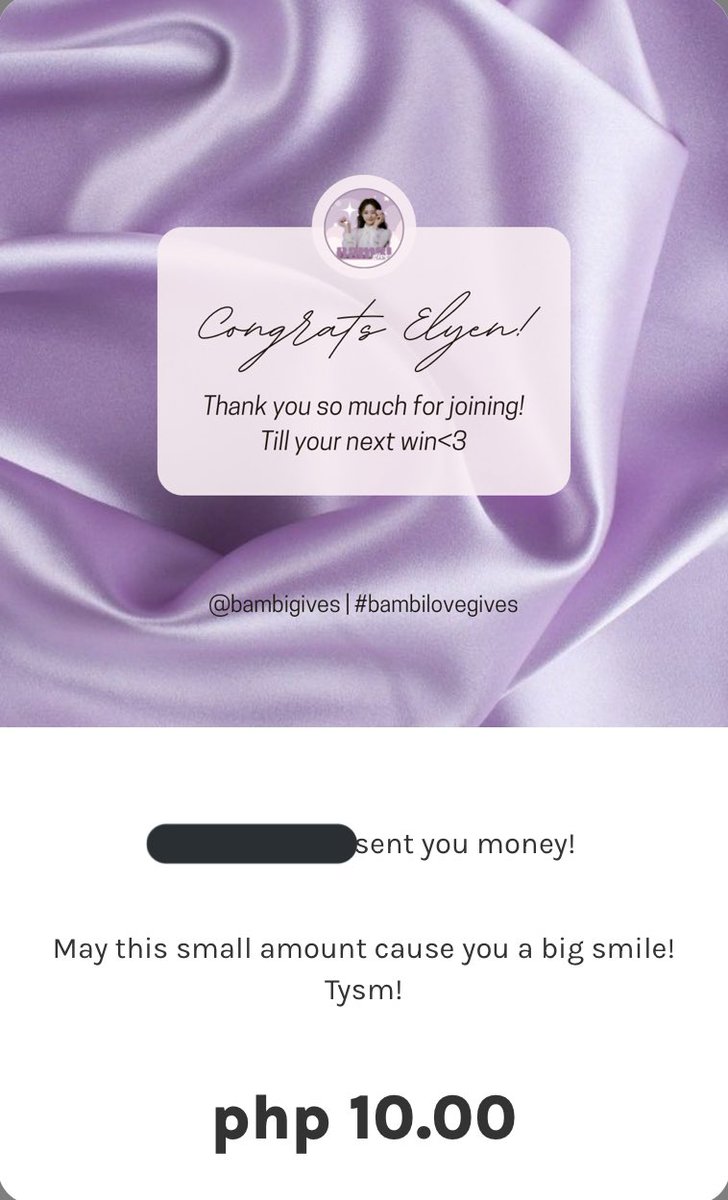 thank you so much po <a href="/bambigives/">♡el | not accepting sponsors</a> and sponsor 💓 #bambilovegives