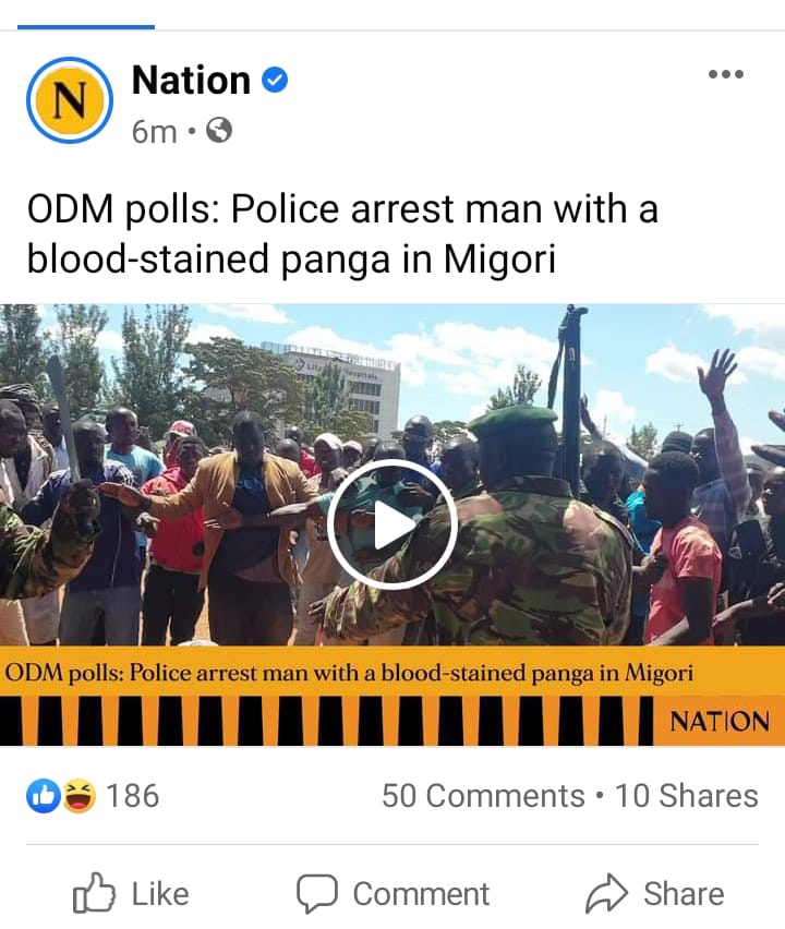OleItumbi's tweet photo. Brand Violence = ODM = Azimio https://t.co/e2fBw9iqTp