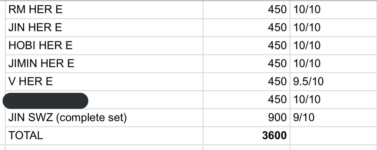 taekookiebuys's tweet photo. Lf kahati bundle A pls:( will get Jk her e lang🙇🏻‍♀️

Prio : swz taker 

🏷 wts lfb Namjoon rm Jin seokjin jimin jhope hobi V taehyung her e photocard https://t.co/SFC7hdOLjl