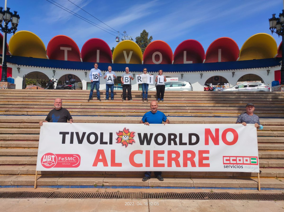 salvemos_tivoli's tweet photo. 5 MESES Y 18 DIAS SIN COBRAR
ESTAM@S ABANDONADOS
#TREMONPAGANOS
ABRE EL PARQUE O VENDELO
#JUSTICIAYA
#QUEREMOSSOLUCIONES https://t.co/NuTWZqkcEH