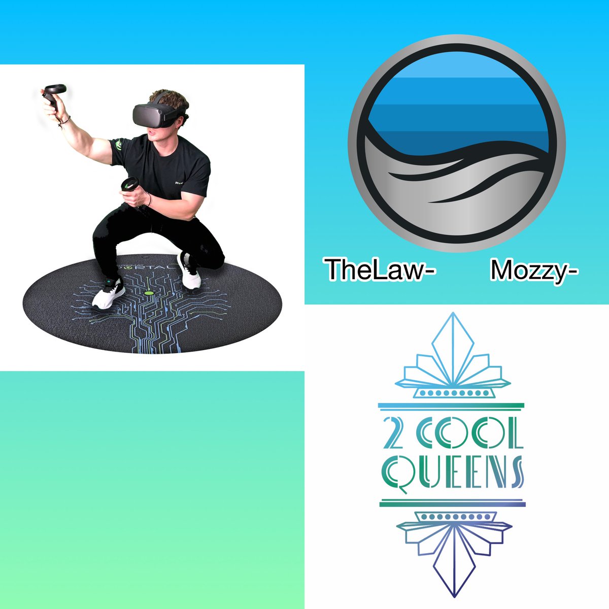 🎮 2CQ MONDAY 🎮

Tune in TONIGHT at 930pmEDT as we will interview two of the GOATs from @vrmasterleague Team Oceans: TheLaw- and <a href="/MozzyVR/">Mozzy</a> !! Our giveaway this week is a PROXIMAT® Metaverse Portal Mat from <a href="/VR_ProxiMat/">Proximat</a> !

twitch.tv/viridis_media