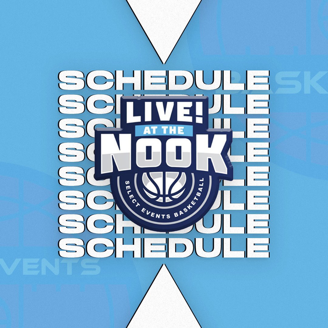 LIVE! AT THE NOOK WEEK 💥

Schedule: bit.ly/3JT7bnq