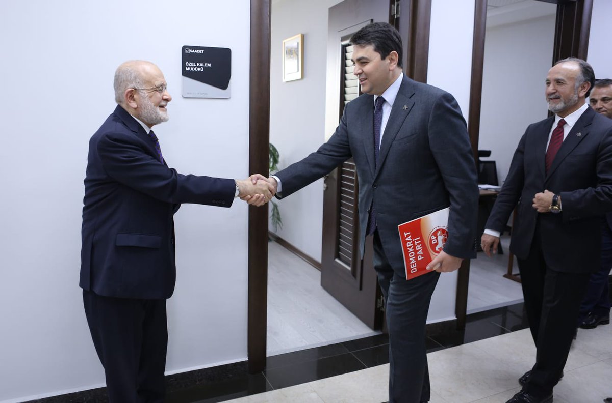 BirGun_Gazetesi's tweet photo. Demokrat Parti Genel Başkanı Gültekin Uysal, Karamollaoğlu'nu ziyaret etti
https://t.co/lpUUTu36dH https://t.co/PiJd2pvGwd