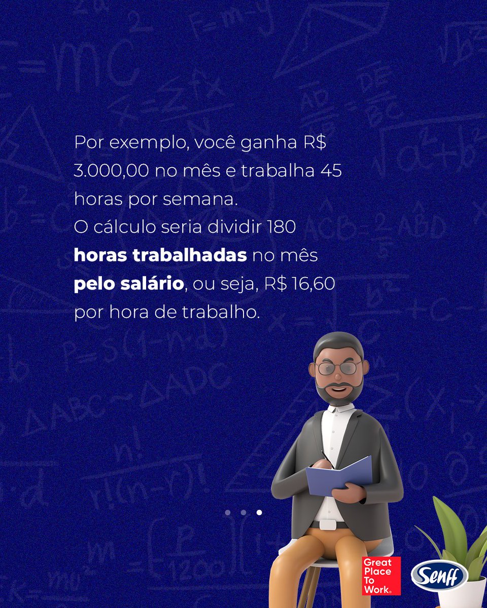 senff_oficial's tweet photo. Você sabe quanto vale o seu tempo?

Saber calcular o valor recebido a cada hora de trabalho é fundamental para você fazer um planejamento adequado das suas despesas diárias.
Com esse número, fica mais fácil valorizar o seu tempo e o dinheiro que ele traz.

Veja nas imagens 👇 https://t.co/6AfBVw8GxO