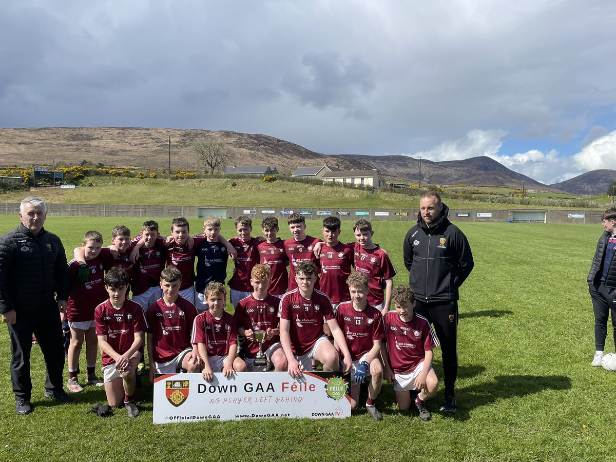 <a href="/OfficialDownGAA/">Official Down GAA</a> Division 3 U15 13-a side Feile winners Drumgath 🎉🎉 thanks to <a href="/AtticallGAC/">Atticall GAC</a> for a well run tournament