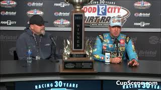VIDEO: NASCAR at Bristol Motor Speedway Apr. 2022: Kyle Busch post race https://t.co/FzorQTPC94 via @YouTube #NASCAR @BMSupdates https://t.co/7MIqOD0jEA