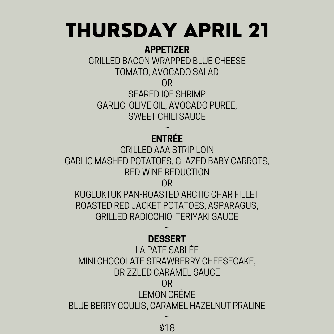 Who is ready for the last week of winter term?! 🙌Join us and let's celebrate it 🥳
.
🕙 12 pm - 1:30 pm
.
For reservations email jessica.estrela@humber.ca
Walk-ins are welcome!
.
#hungryhumber #humberroom #humbercollege #humberstudent