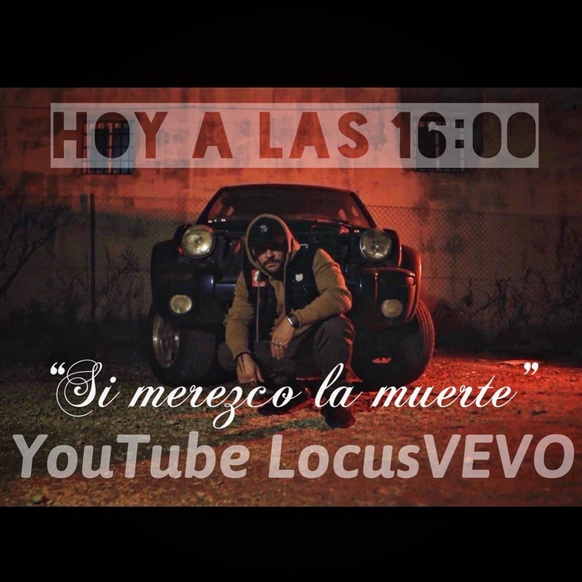 En un ratin estrenamos vídeo!!!
.
Estás suscrito ya a mi canal?
A LAS 16:00h
👉 YouTube LocusVEVO 
.
.
@altafonte_spain <a href="/vevo_esp/">Vevo España</a> #simerezcolamuerte #cicatrices #locus #rapespañol #hiphopespañol