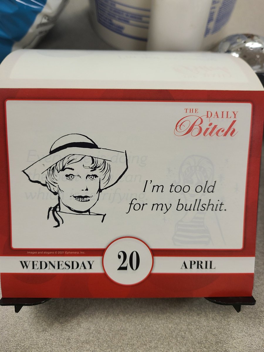 ChristinaJCodd's tweet image. T minus 2 days until my bday. 
This is on the calendar at work and it is scary how much it applies. 
@TheOrlandoJones