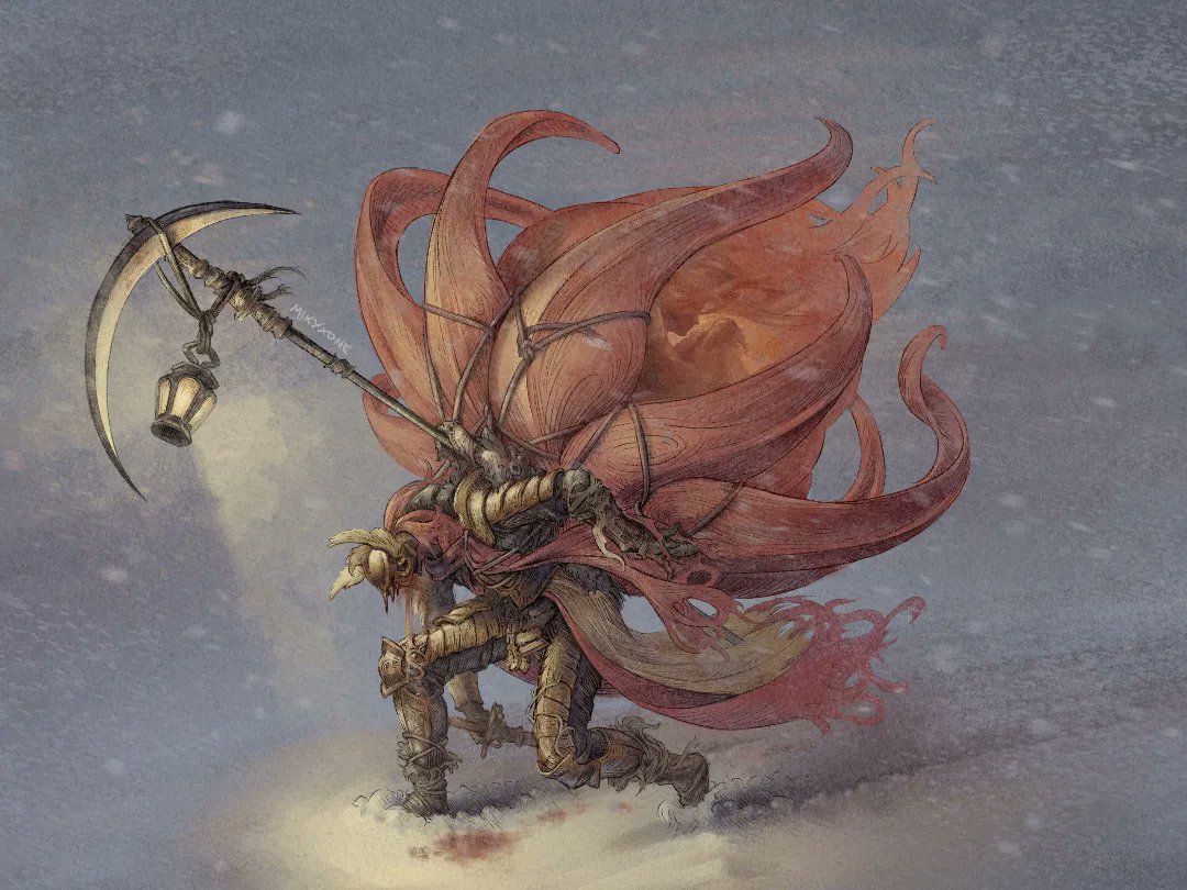 A #ELDENRING piece! One of my favourite stories in the lore, that I'd always wanted to paint.