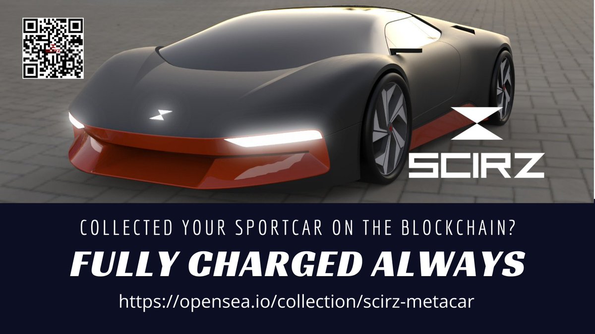 SCIRZ_METACAR's tweet photo. fully charged always.
https://t.co/ug6UAfWPbT
#NFT
#SCIRZ
#Metaverse #nftcar
@Sit_81 @BK0028HAN @M28GEN https://t.co/hgS99x7rXq