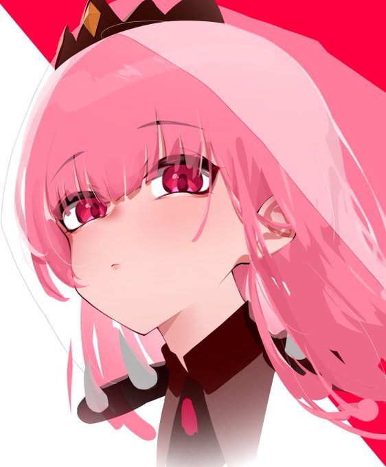 #callillust
Red background ver.💀 