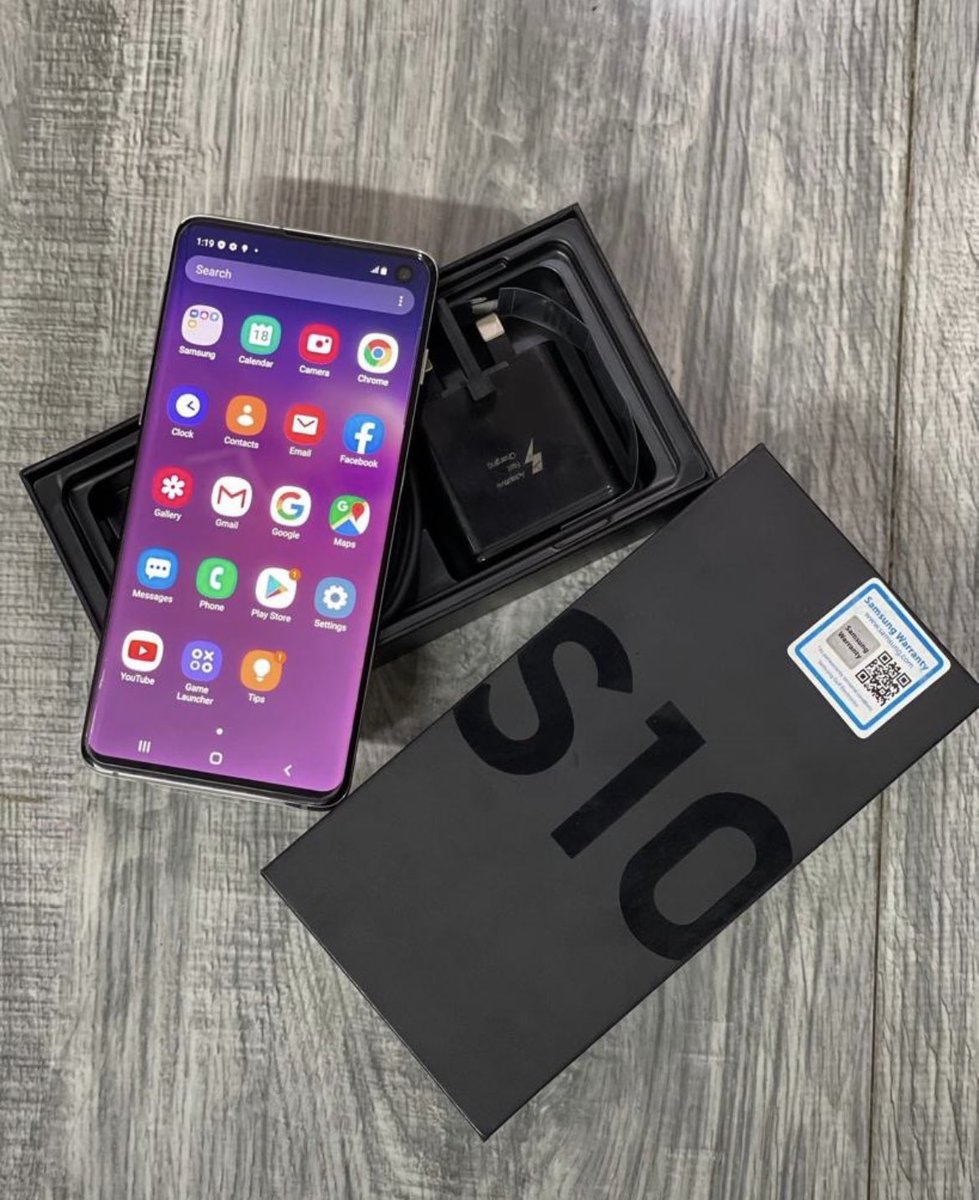 sageknighttech's tweet photo. Samsung S10 single sim at Ush 1,300,000/=
✅8GB Ram
✅128GB Storage
✅6 months warranty
✅Delivery Country wide
📍Kooki Tower, Level 4, Shop 452
☎️0706322565 https://t.co/Wmyygcq0yr
