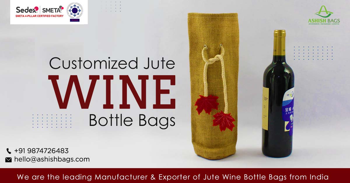 We are one of the most innovative #manufacturers and #exporters of #Jute #Wine #Bottle #Bags from Kolkata, India. Offered Jute Wine Bags are designed and manufactured using optimum grade material and cutting-edge techniques in adherence to set industry norms. 
#ashishbagsindia https://t.co/klMKsvl36C
