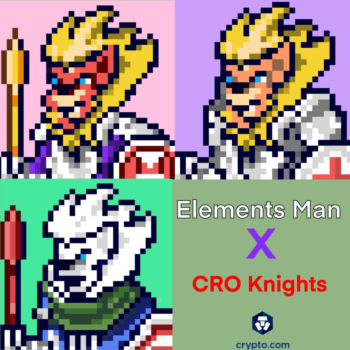 Elements man x CRO Knights #1-3
Drop the event on this 20th at 9:00 P.M.
Price $20.  <a href="/TaoTaozNFT/">TaoTaoz NFT | CRO Knights 🦁⚔️</a> 
and give away 1
1. Tag 3 friends.
2. Retweet this
3  follow @Pentisttt 
🦁🦁🦁
 #Cryptocom  #cro   #NFTTHAILAND #NFTCommmunity  #crofam #NFTdrops #LoadedLions #PsychoKitties