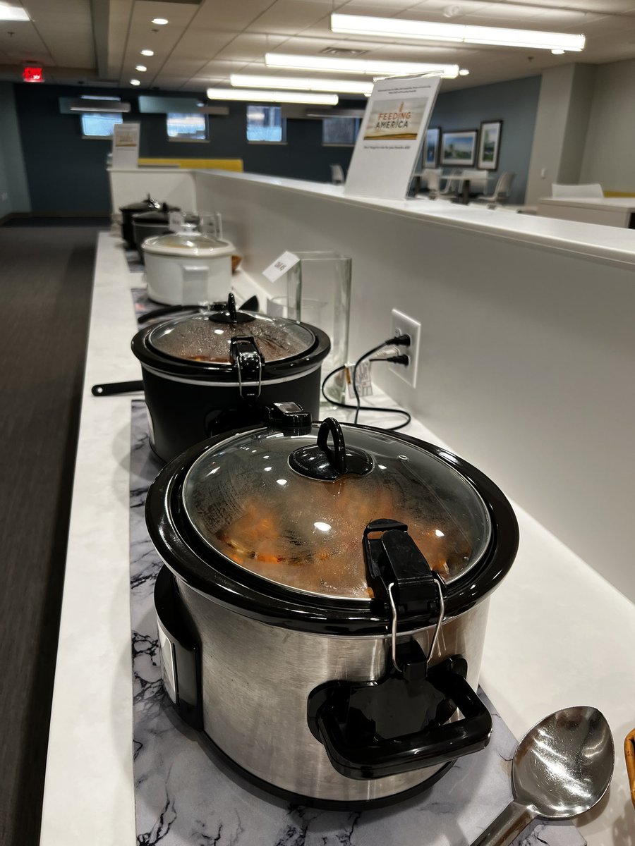 MirandaG_WBA's tweet photo. Chili cook off day at @wisbank for Power of Community Week! All donations will be going to @FeedingAmerica! #BanksPowerWI https://t.co/SknhCExUXO