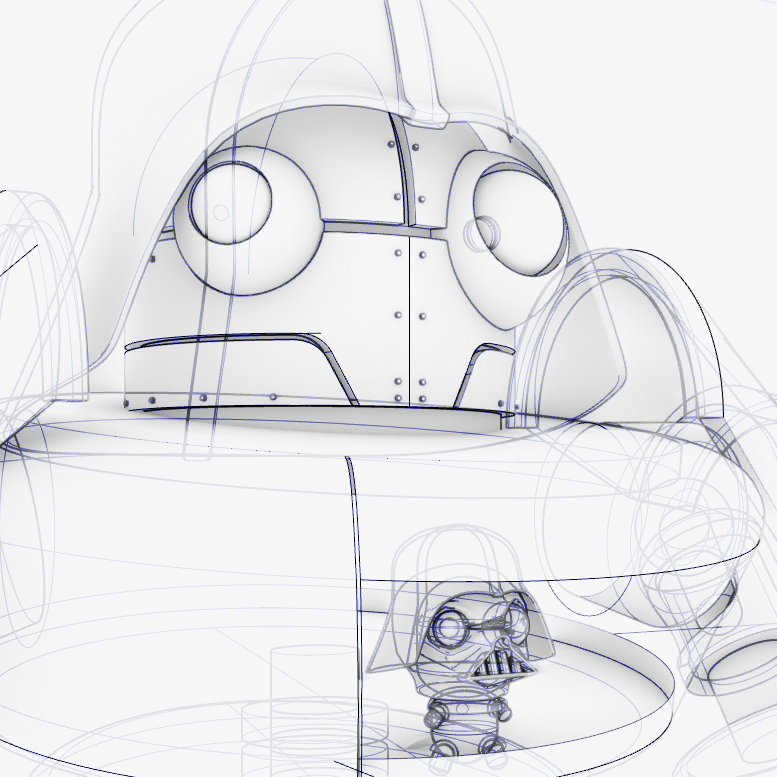 Hope the #algofam had a good Easter break! 
It's good to be back creating again. Here's a sneak peak of <a href="/Tanner113/">DarthTanner.Algo</a> custom MekaBEB in the making.🔥🔥🔥

#AlgoNFTs #algorand $algo #algonft