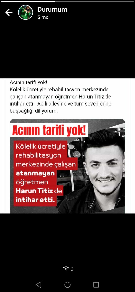Mediyy3's tweet photo. #Kpss2020EkAtamaya Acımız büyük. Van da atanamadığı için intihar eden öğretmen... 🥺 @tcmeb https://t.co/rsbqfYfWZS