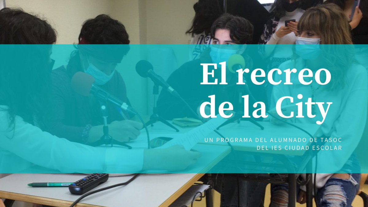 comunicatis_es's tweet photo. 🎙 El 7 de abril estuvimos en el @CIUDADESCOLARFP compartiendo un buen rato de micrófonos con las y los estudiantes de animación sociocultural y... ¡Nos lo pasamos genial! 🤩

🔊 Disfruta escuchando el "El recreo de la city".
👉 https://t.co/My2aolqBbK https://t.co/jtCUXqR3LW