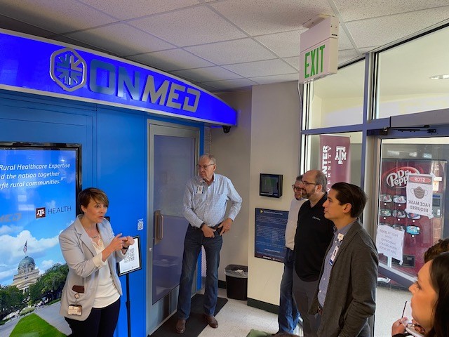 MilamMoving's tweet photo. Milam County has had a couple of big weeks with our OnMed Telehealth Station.  We would like to thank Baylor Scott &amp; White for the visit.  Thank you to Texas A&amp;M Health Science and OnMed for allowing Milam County to host the most advanced technology placed in rural communities. https://t.co/6Vcf2rSzhv