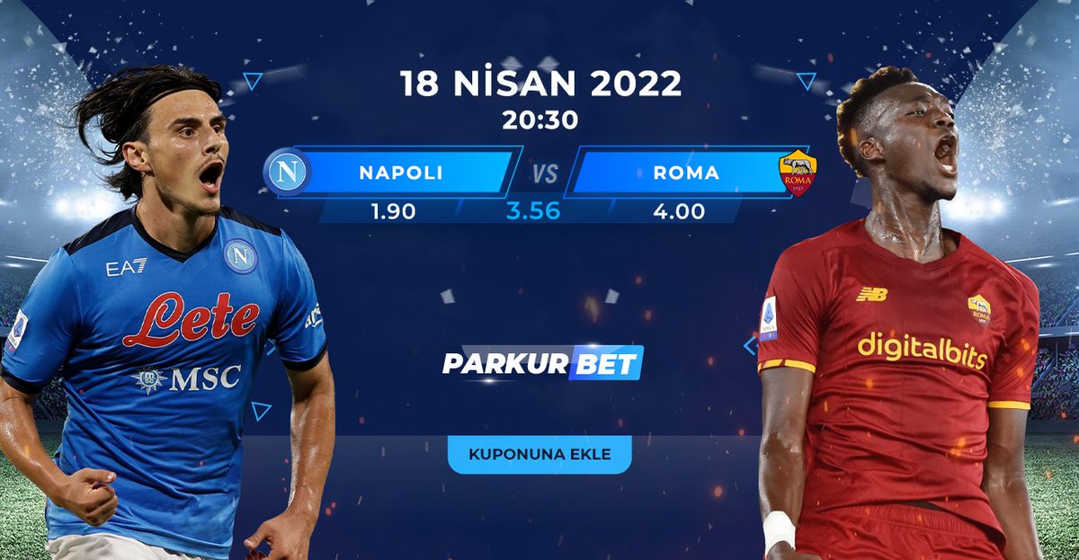 ⚽️Napoli 🆚 Roma 

Gecenin mücadelesini kaçırma! Kuponuna ekle!

#Parkurbet ile %25 ÇEVRİMSİZ SPOR BAHSİ BONUSU fırsatını kaçırma!

Giriş🔜parkurbet232.com