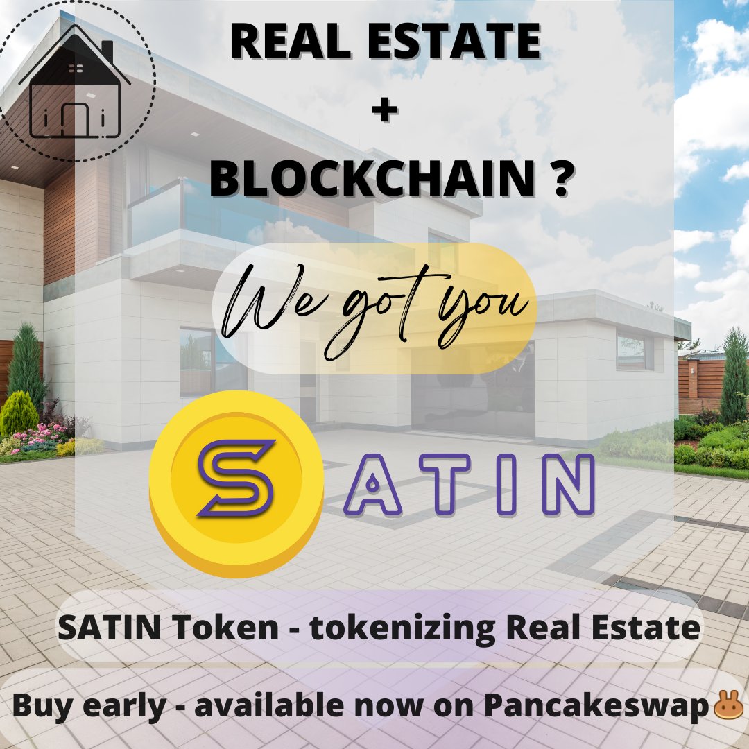 SatinToken's tweet photo. Use Metamask Wallet or Trust wallet to get in early and make huge gains. Available on Pancakeswap.

Join our Telegram group to stay updated and participate in giveaways!

#token #tokensale #satintoken #satin #ico #blockchaintechnology #blockchains #binance #smartcontracts #crypto https://t.co/WOwhgg3NIx
