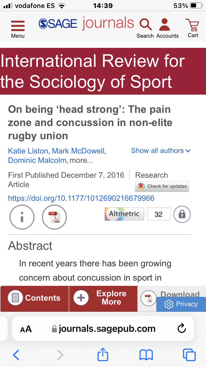 kliston14's tweet photo. Hi @HWalker_Brown Thanks for your work on #ADelicateGame. ๐ Like evโone involved in #concussion research, our lives are changed, immeasurably, by it. Biomedical science can/should learn from social science, + vice versa, if we are to tip the moral balance https://t.co/QIYmhggtJm https://t.co/QeTHUsakKz