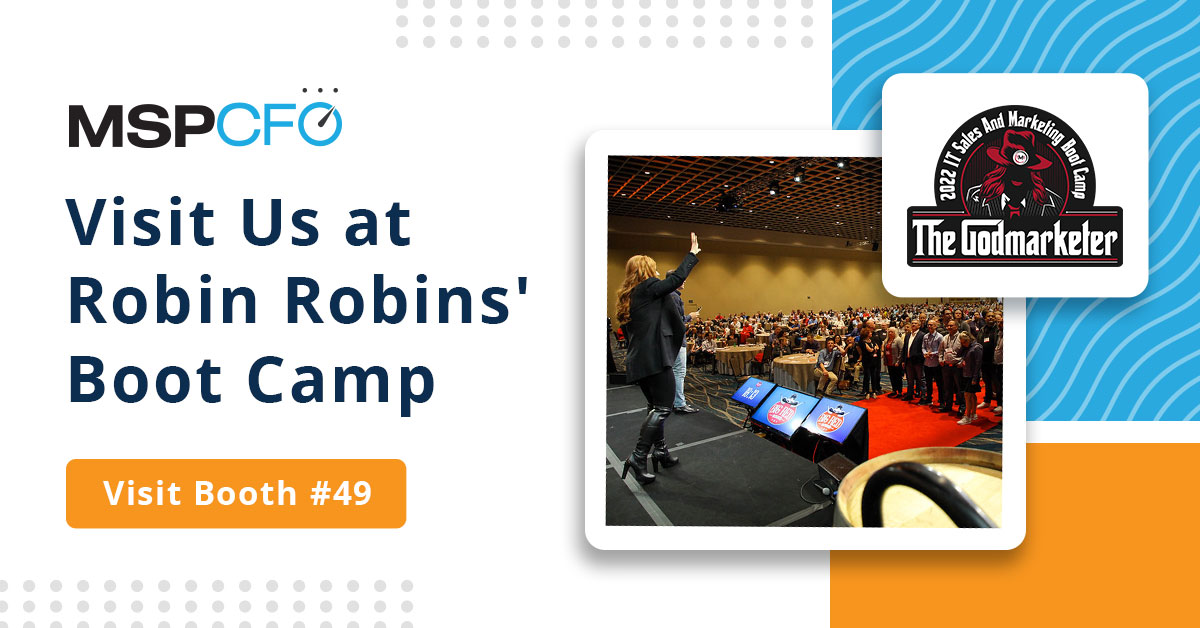 MSPCFO's tweet photo. MSPCFO provides the granular data you need to identify which agreements, engineers, and clients are profitable and which ones are lowering your earnings. We can show you how at Robin Robins' Boot Camp in Nashville - booth #49. https://t.co/EzFBOY4fek #msp #robinrobins https://t.co/E6h3l7NsxP