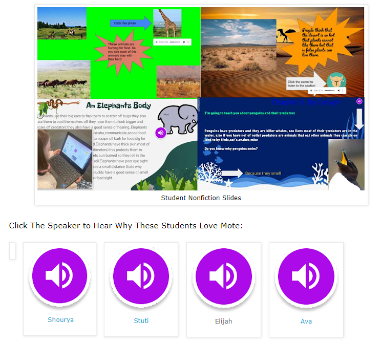 Don't Miss the Latest Making IT Click Blog Post on "How NISD Students Are Using Mote in <a href="/NorthwestISD/">Northwest ISD</a> 💜🔊👉…ructionaltechnologyclick.blogspot.com/2022/04/holy-g… <a href="/justmoteHQ/">Mote</a> 

It's a GREAT read highlighting literacy and student voice across several campuses <a href="/RoanokeRangers/">Roanoke Elementary</a> <a href="/SenderaRanchEle/">Sendera Ranch Elem</a> <a href="/Hughes_Hawks/">hughes_hawks</a>