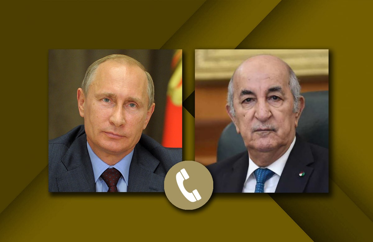 🇷🇺🇩🇿 Состоялся телефонный разговор Президента России В.В.Путина с Президентом Алжира А.Теббуном.

Главы государств обменялись поздравлениями по случаю отмечаемого в этом году 6️⃣0️⃣-летия установления дипломатических отношений.

🔗 is.gd/9pTVhz