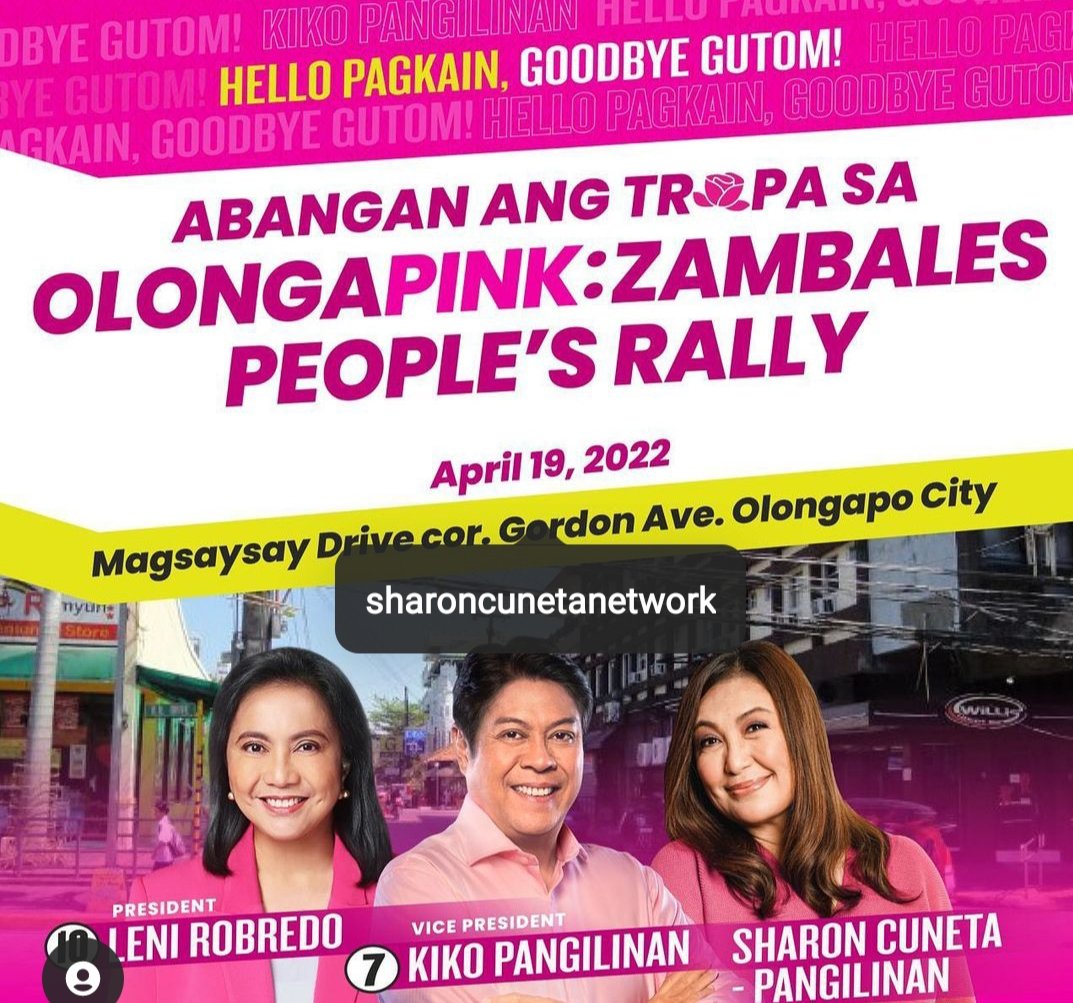 edrose1996's tweet photo. Kitakits sa Olongapo mga kakampink! 
#OlongapoIsPink 
#ZambalesIsPink https://t.co/IQZrnFMqrm