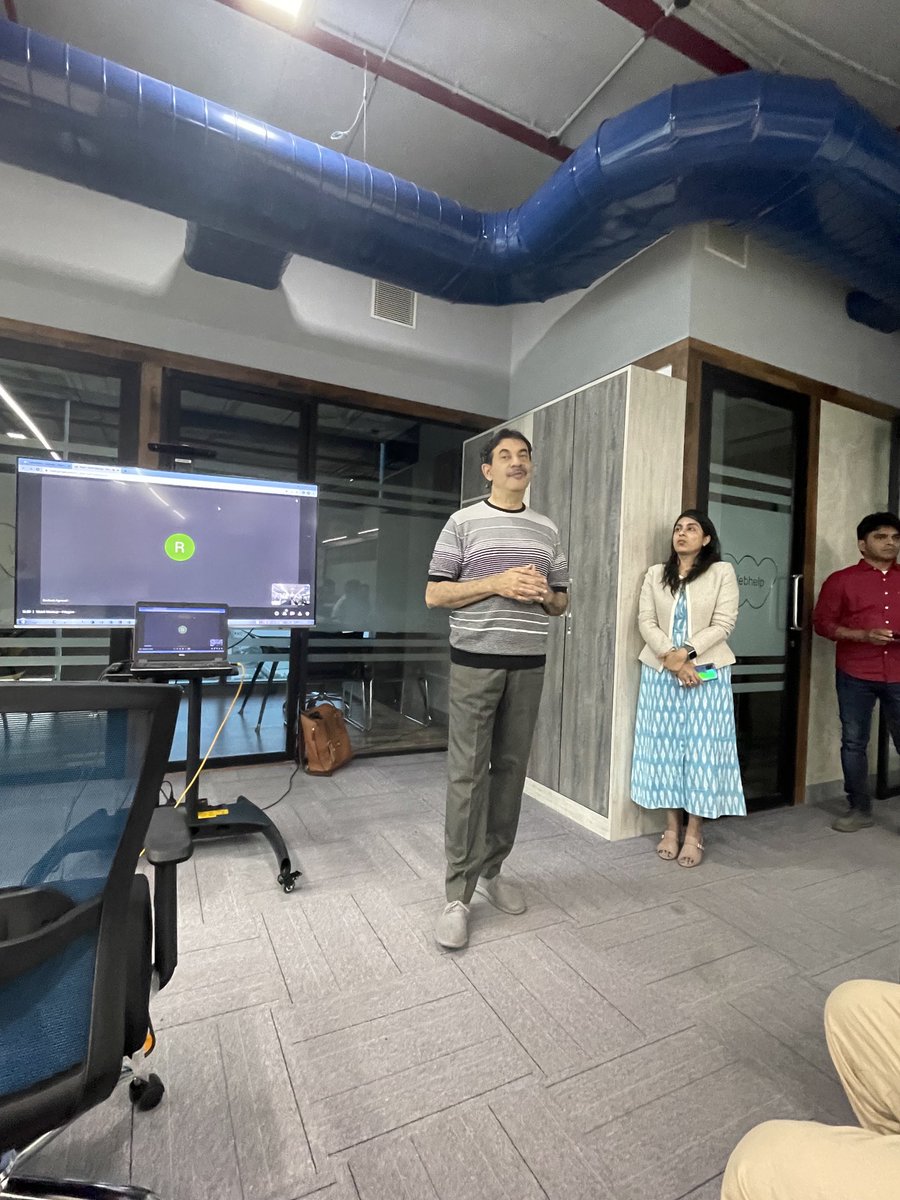 ganes_kite's tweet photo. Amazing Meet-up @web3hyd 
Meeting addressed by @jayesh_ranjan sir.

Moderated by @PrasannaKondap9 @Nakzense @sugandh @PindipoluVenkat 

Thanks @web3hyd for organizing this meet-up🚀✨
#Web3 #Hyderabad https://t.co/LJrm2EWGQn