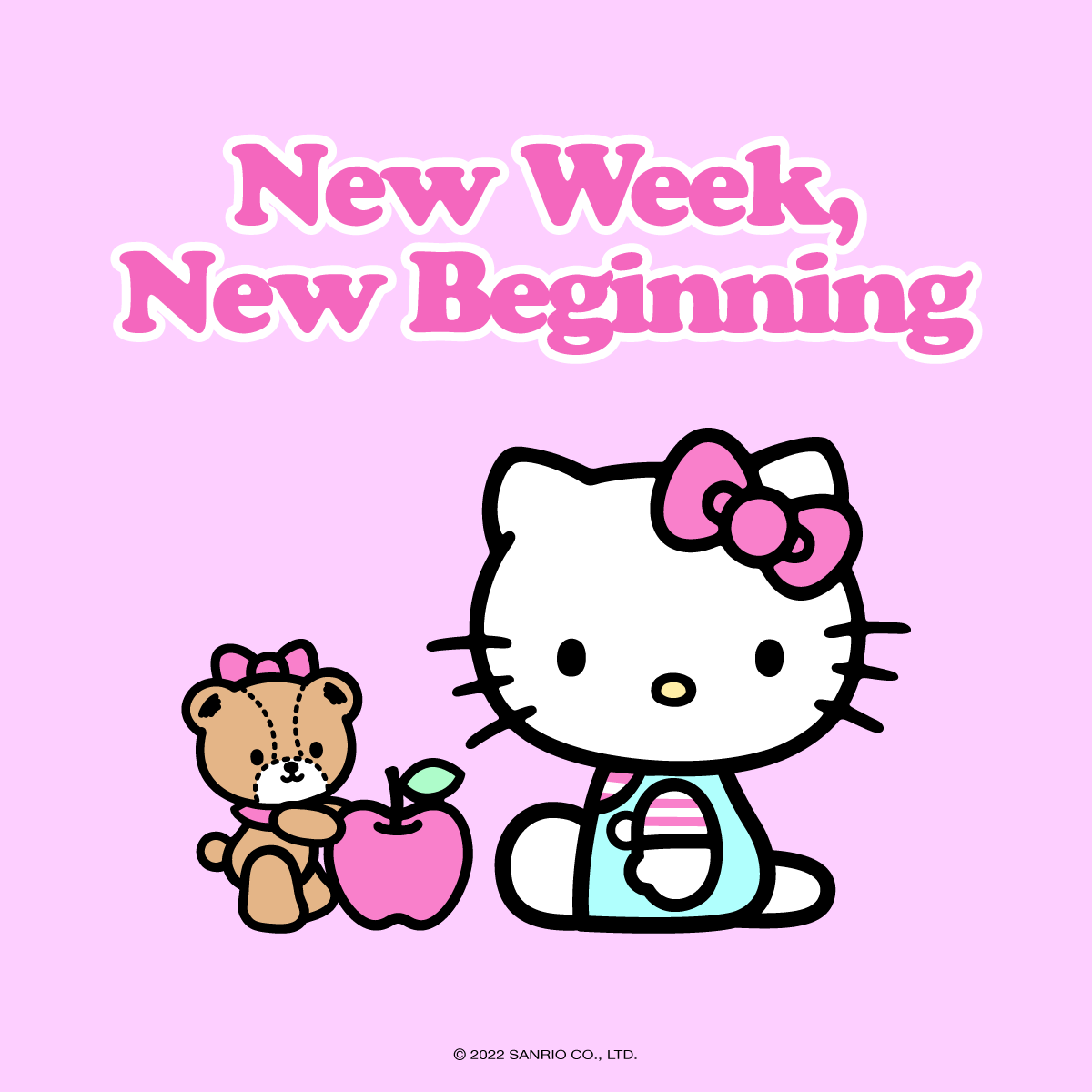 hellokitty's tweet photo. Start the week with a fresh start! 💞 #mondaymotivation https://t.co/b2pRFBTLIE