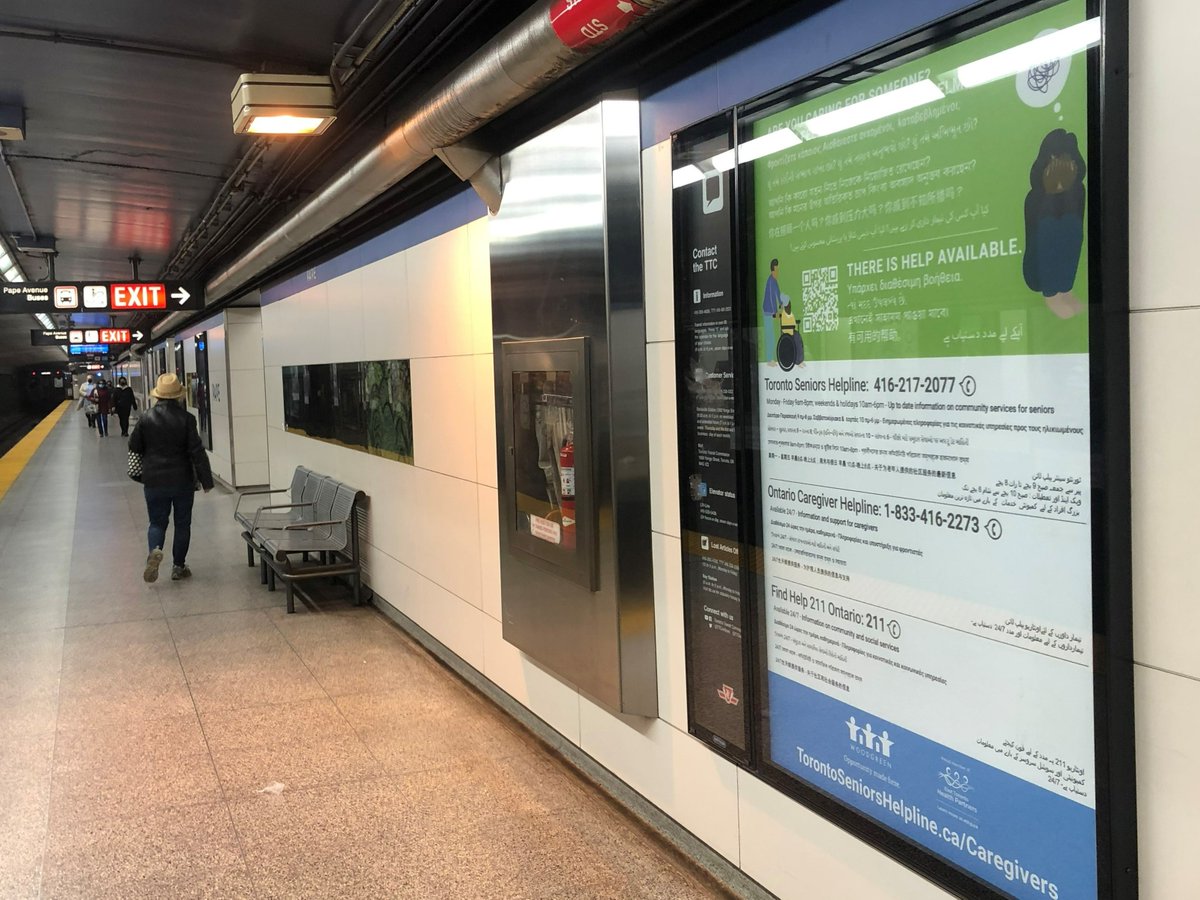 Our Caregiver Advisory Group and our partner <a href="/WoodGreenDotOrg/">WoodGreen Community Services</a> are using transit, TV and other channels to raise awareness of support services available for the unsung heroes of our healthcare system: unpaid caregivers. Learn more: ethp.ca/on-transit-tv-…