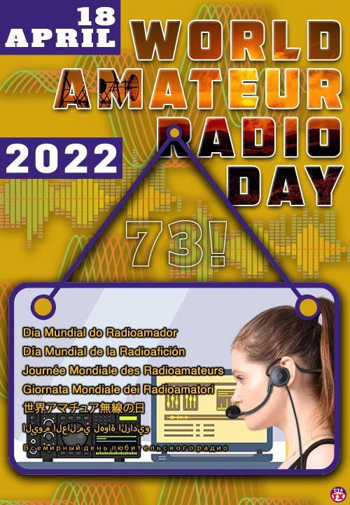 Happy World Amateur Radio Day #WARD #hamradio #cw #ssb #swl #rtty #ft8 #iss #sstv #amateurradio #WorldAmateurRadioDay #hamr #dxing #AmateurRadio