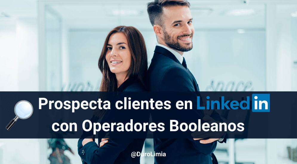 DuroLimia's tweet photo. 🟡¿Cómo #ProspectarClientes en LinkedIn gracias a los #OperadoresBooleanos?

Este es el 1r paso de toda buena venta: saber encontrar a tu cliente ideal. Y, LinkedIn, te lo pone mucho más fácil. 
Aprovecha la #BúsquedaBooleana de esta red y vende más.👇

https://t.co/3lJo37RfJQ https://t.co/p0gi9f3uMT