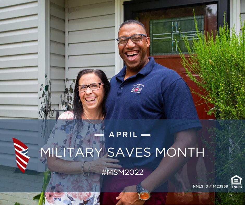 AAFMAAMortgage's tweet photo. Military Saves Week is now Military Saves Month. This week’s theme is “Save to Retire,” encouraging servicemembers to plan ahead for retirement income. @AAFMAA is here to help. #SaveToRetire #MSM2022
https://t.co/FaZ0KUC10p https://t.co/bw5lhaJqcC