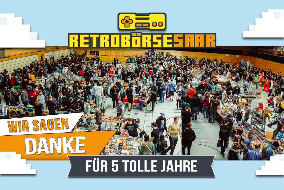 Was für ein toller Geburtstag 🤩

Danke an alle 1800(!) von euch die diesen großartigen Tag mit uns gefeiert haben - und auf die nächsten 5 Jahre! #RetroSaar