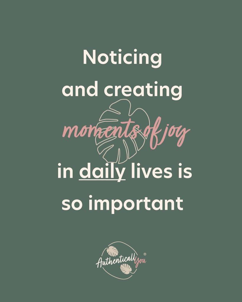 YouAuthentical's tweet photo. Consciously factoring things which make us happy into our daily routine can really lift our energy levels. They don’t have to be big things…little moments of joy #momentsofjoy #noticethelittlethings #whatgivesmeenergy https://t.co/5hiWccR2lD