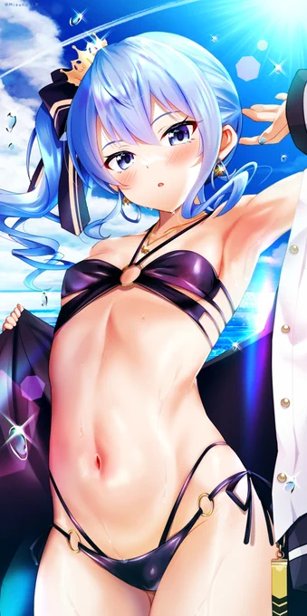 ?どこ見てんの?
#星街すいせい
#ほしまちぎゃらりー 
#ホロライブサマーに願いを 