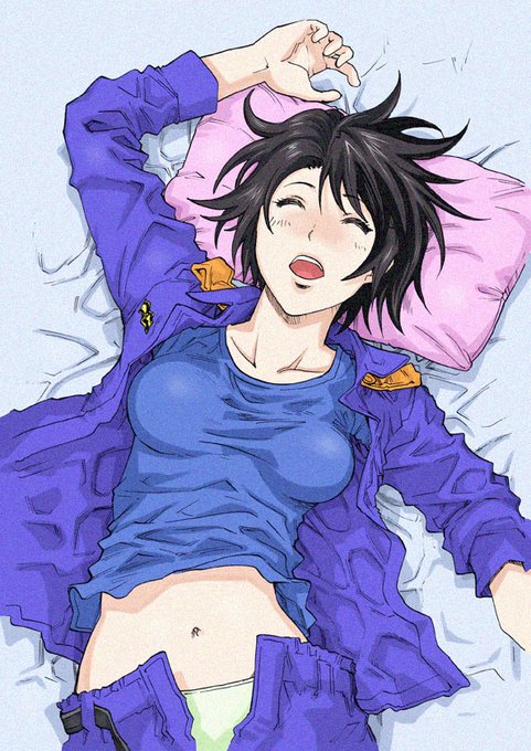 過去絵。「ファイヤー・ガール」より。 